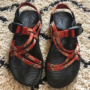 Orange Chacos Size7
